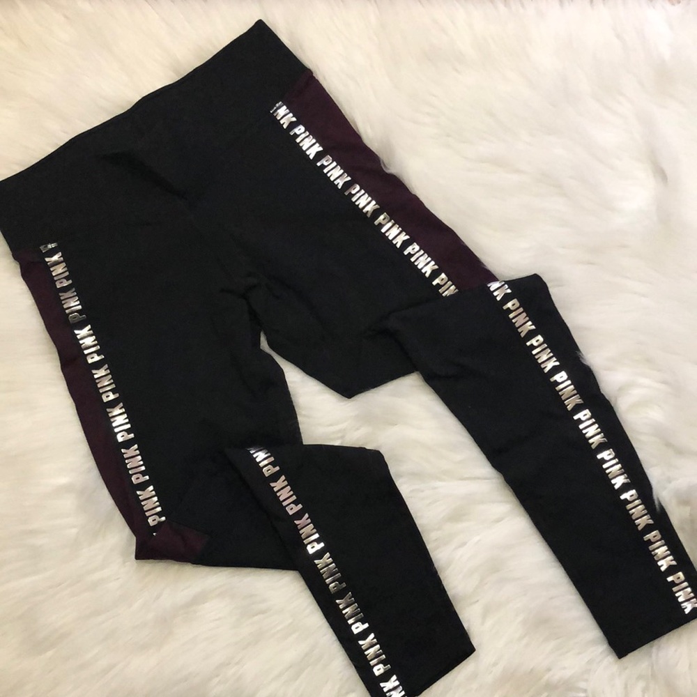 NIP. FLEECE LINED SHINE LEGGINGS MEDIUM